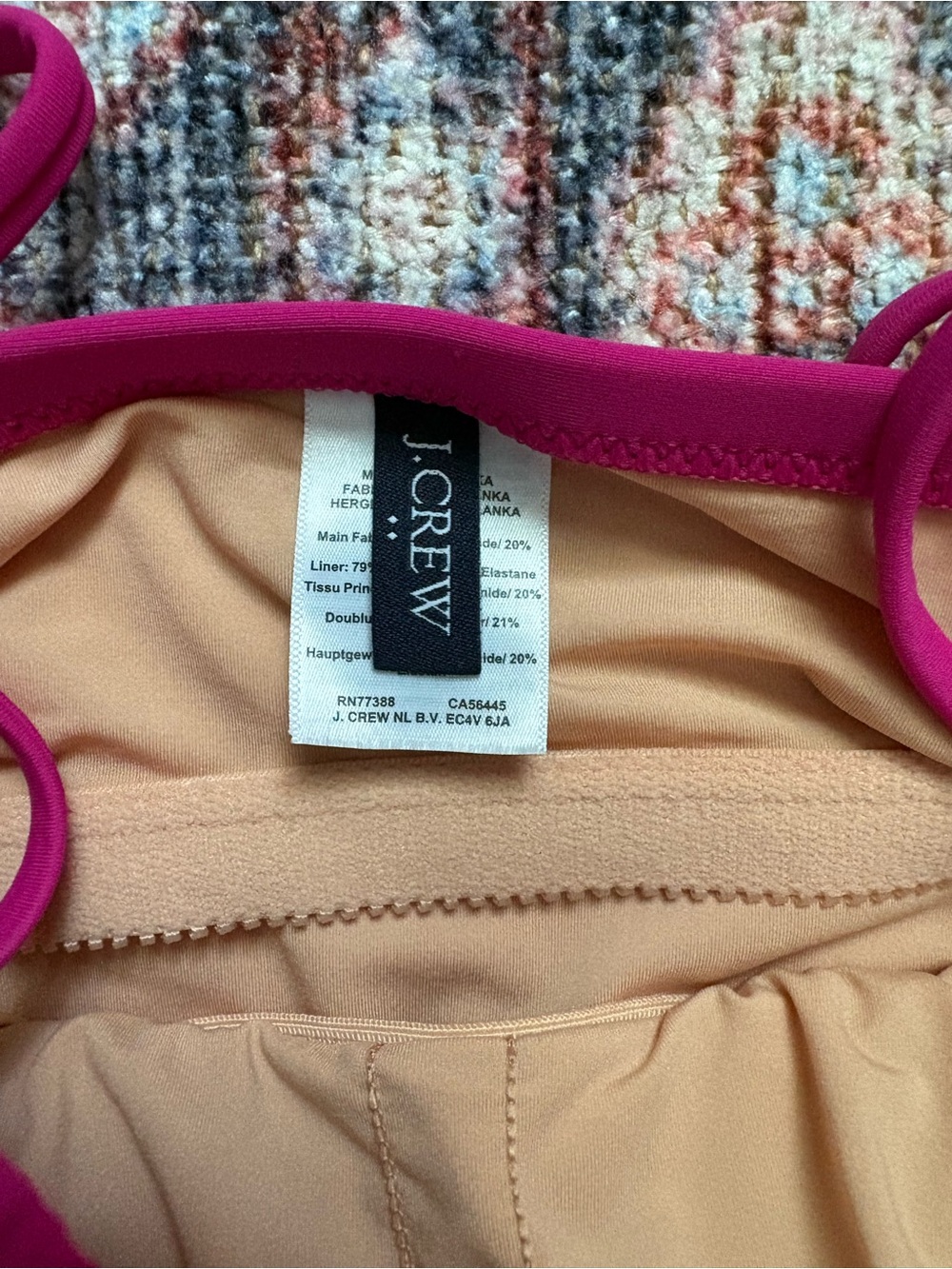 J. Crew Smocked 1pc Swimsuit - Picture 5 of 7